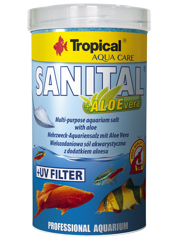 TROPICAL sól akwarystyczna Sanital + aloevera 500ml/600g