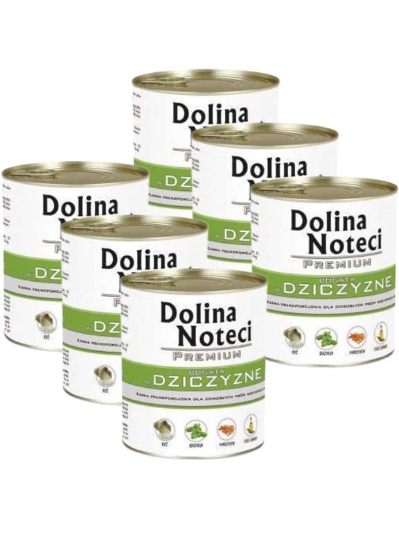 Dolina Noteci PREMIUM bogata w dziczyznę 6 x 800g