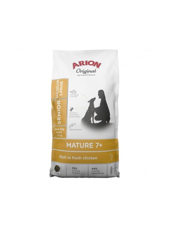 ARION Original Mature 7+ Senior Medium & Large Chicken sucha karma dla psa z kurczakiem 12 kg