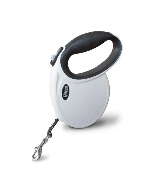 SMART DOG TAPE M BIAŁO-CZARNA SMYCZ AUTO MATYCZNA 4M DLA PSA DO 20KG