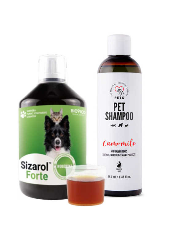 BIOVICO Sizarol Forte 500 ml + PET Shampoo Camomile_Szampon Rumiankowy 250ml Hypoallergenic GRATIS !!!