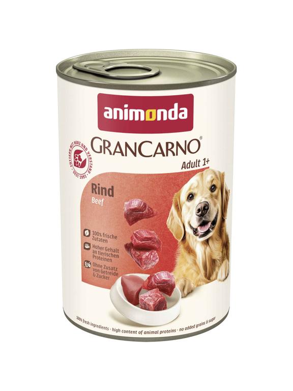 ANIMONDA GranCarno Adult Dog smak: Wołowina 400g