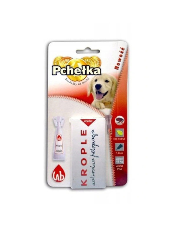 PCHEŁKA krople przeciw ektopasożytom dla psa 1,8 ml