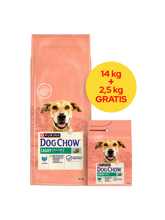 PURINA Dog Chow Adult Light Turkey 16,5kg (14kg+2,5kg GRATIS!!)