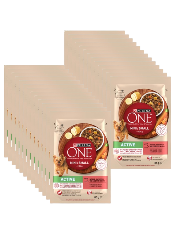 Purina One Mini/Small Active Karma dla psów 26x85g