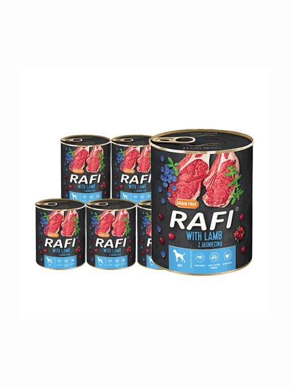 DOLINA NOTECI Rafi z jagnięciną 6x800g