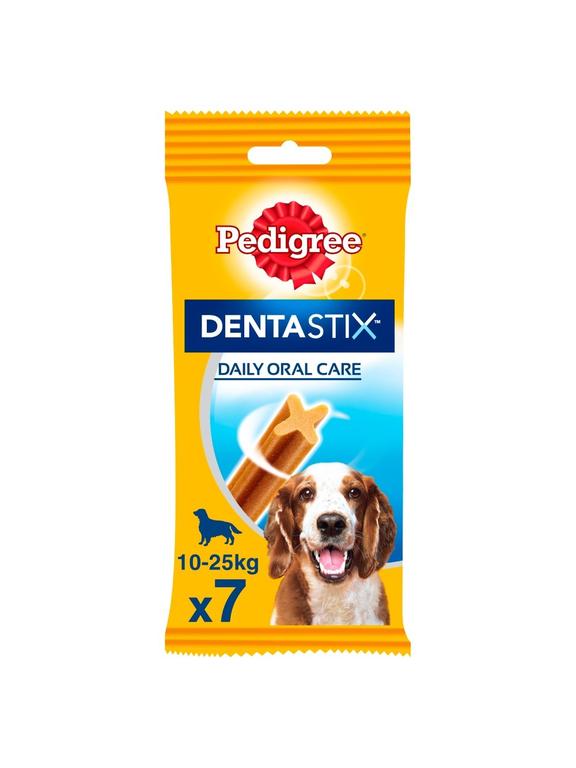PEDIGREE DentaStix (średnie rasy) przysmak dentystyczny dla psów 7szt. - 180g