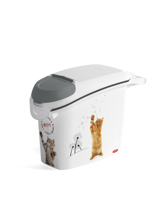 CURVER Love Pets Cats  pojemnik do przechowywania żwirku lub karmy 6kg 23x50x36cm