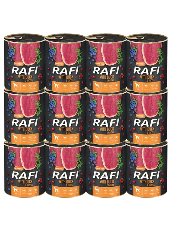 DOLINA NOTECI Rafi z kaczką 12x800g