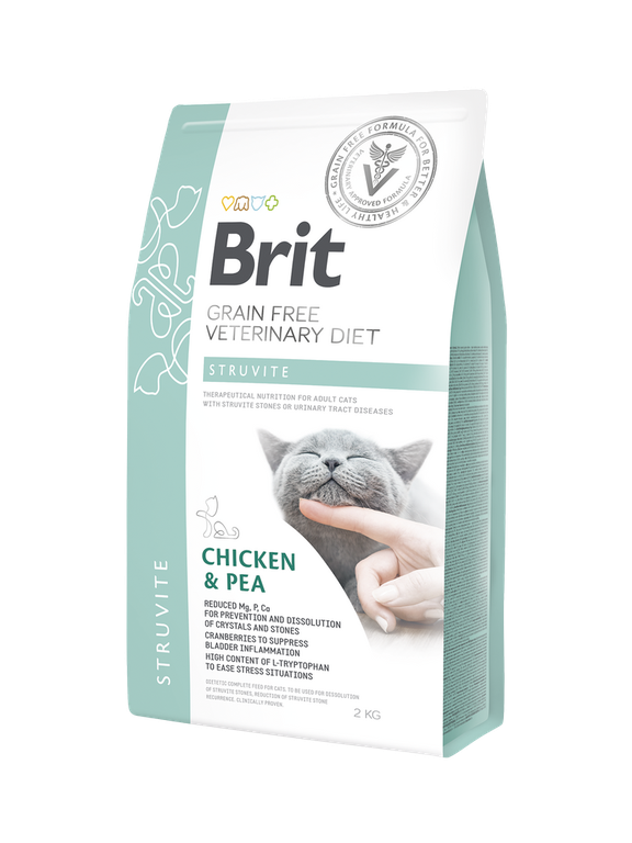 Brit gf veterinary diets cat Struvite 2kg