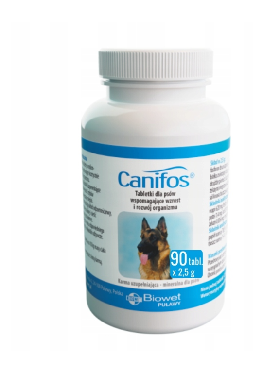 BIOWET Canifos - odżywka mineralno-witaminowa 90 tabl.