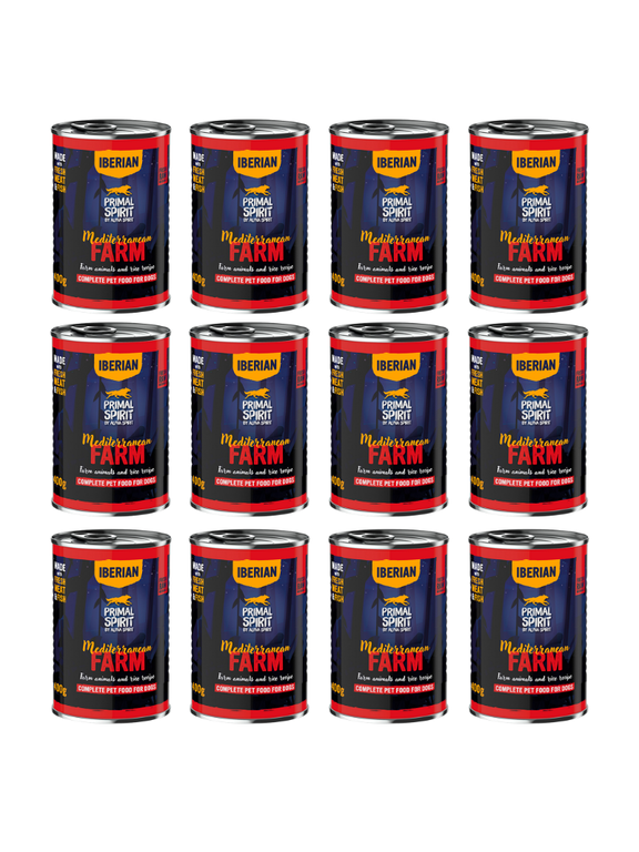 PRIMAL SPIRIT Iberian Mediterranean Farm 12x400g puszka