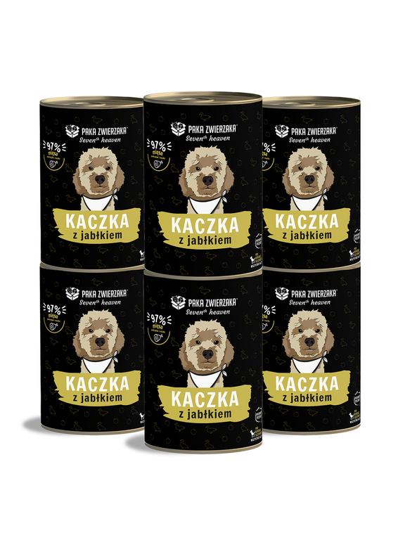 Paka Zwierzaka - Seventh heaven - Kaczka z jabłkiem (duck & apple) 6x400g