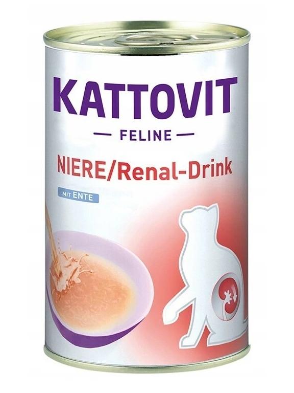 Kattovit Drink Niere/Renal kaczka 135ml puszka