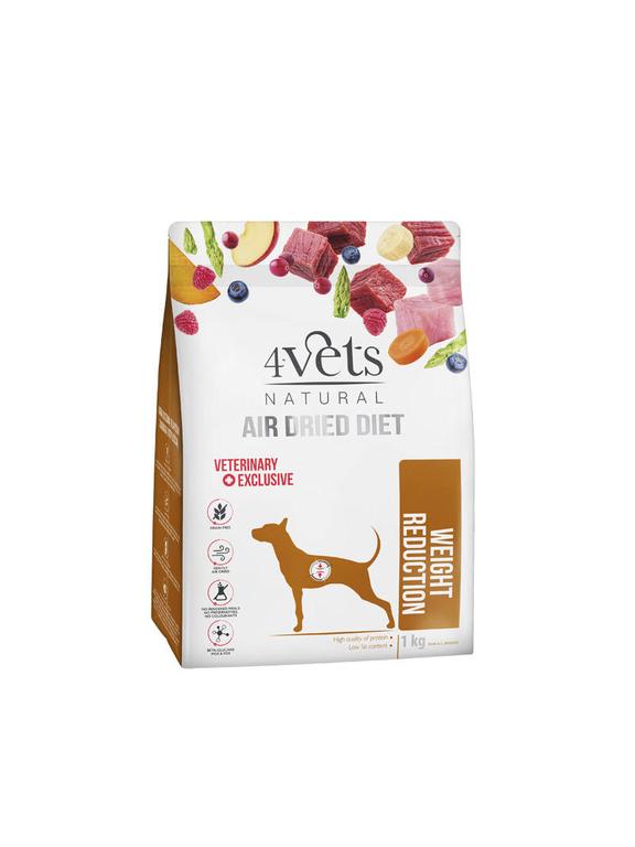 4Vets Natural Weight Reduction karma suszona dla psów z nadwagą i otyłością 1 kg