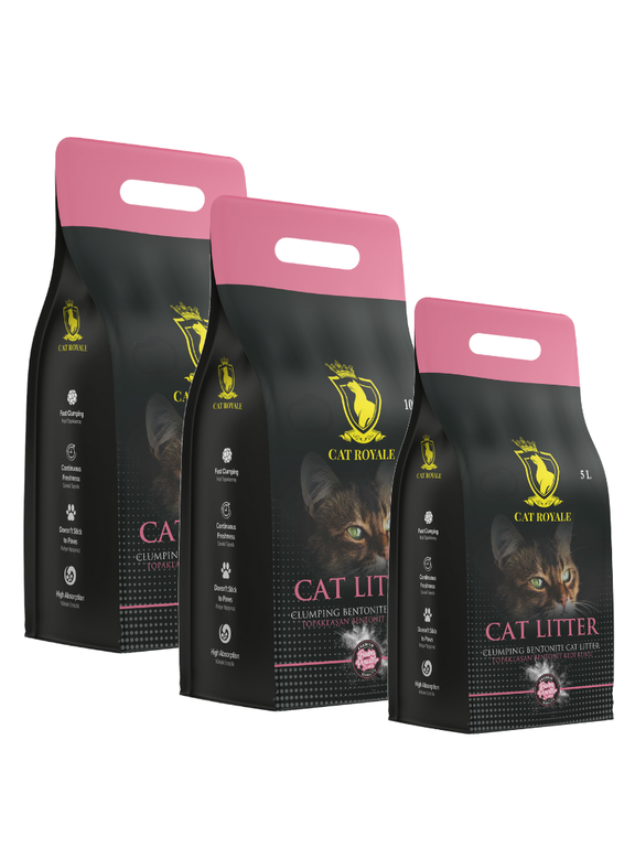 Cat Royale Baby Powder żwirek bentonitowy 25l