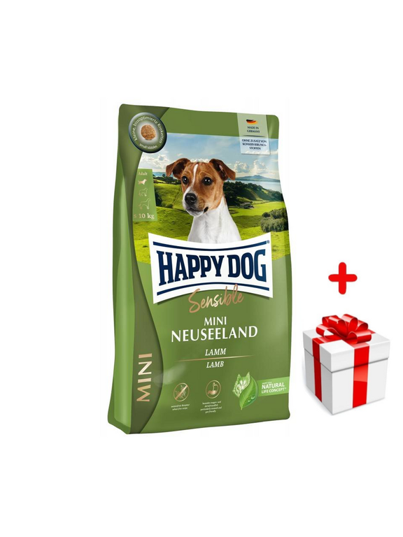 Happy Dog Mini New Zeland 4 kg + niespodzianka dla  psa GRATIS!