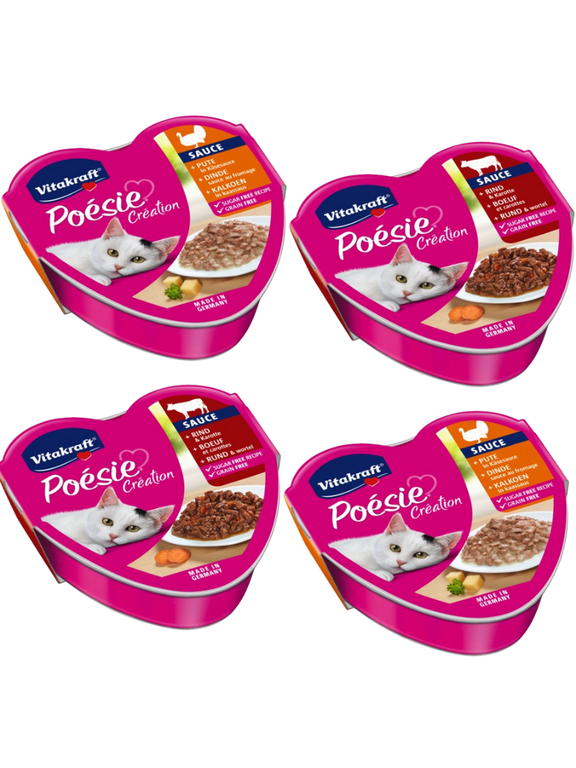 Vitakraft POESIE mokra karma dla kota Mix Smaków 4x85g