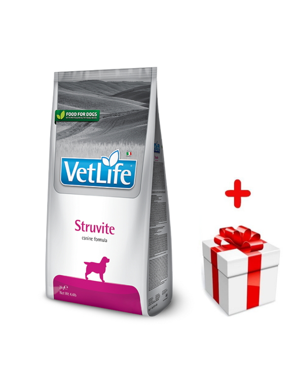 FARMINA Vet Life Dog Struvite (Urinary) 2kg + niespodzianka dla psa GRATIS!