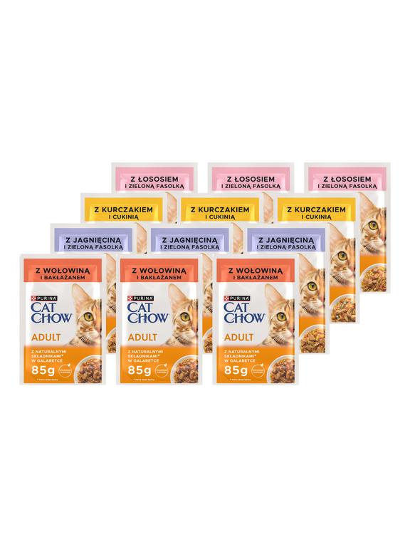 PURINA Cat Chow Adult Saszetka - Mix 12x 85g