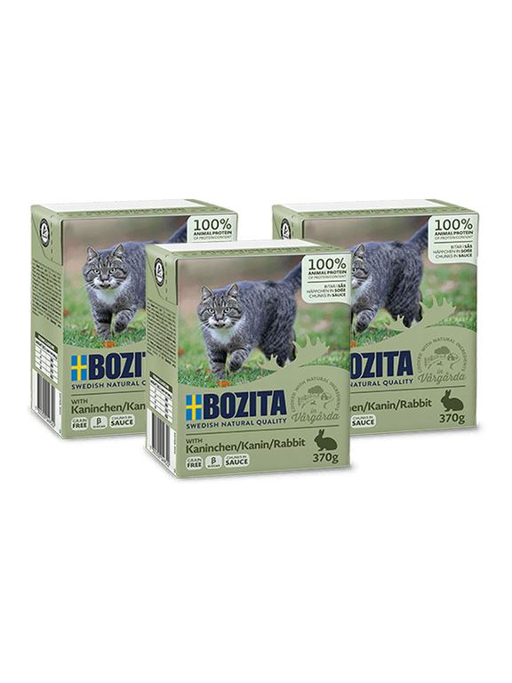 BOZITA Cat Królik W Sosie 3x370g