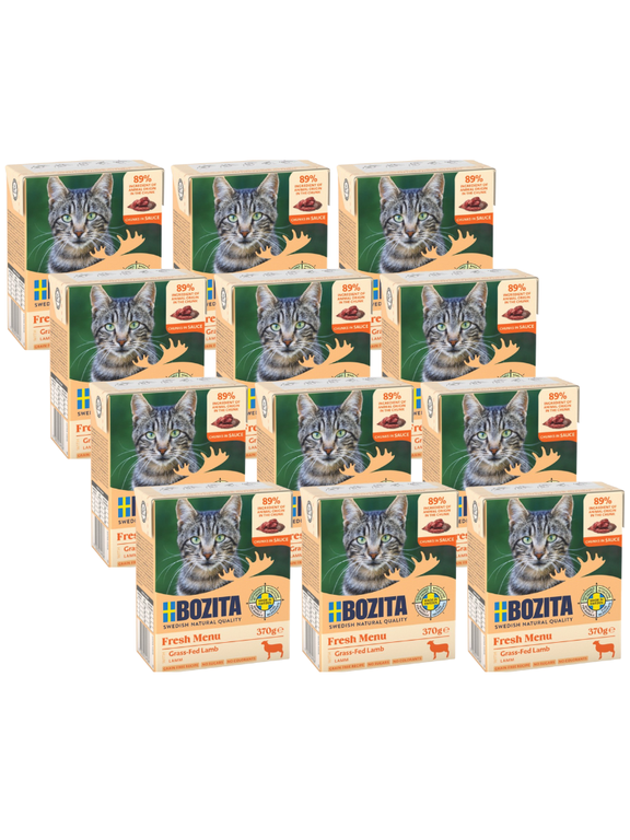 BOZITA Cat Jagnięcina w sosie  12x370g