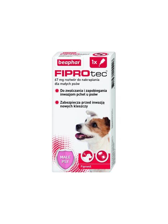 Fiprotec S dla psów od 2 do 10 kg  -  67mg