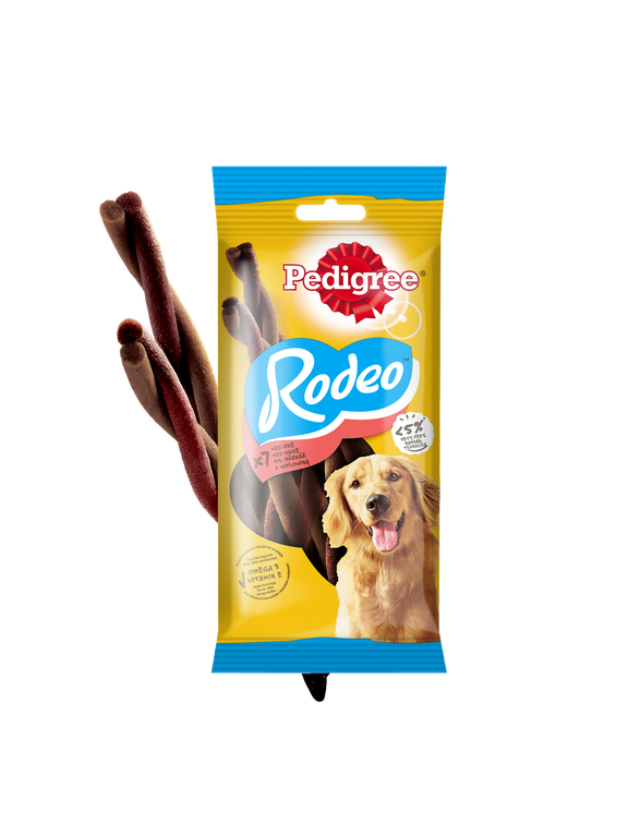 PEDIGREE® Rodeo™ 123g - przysmak dla dorosłych psów, z wołowiną