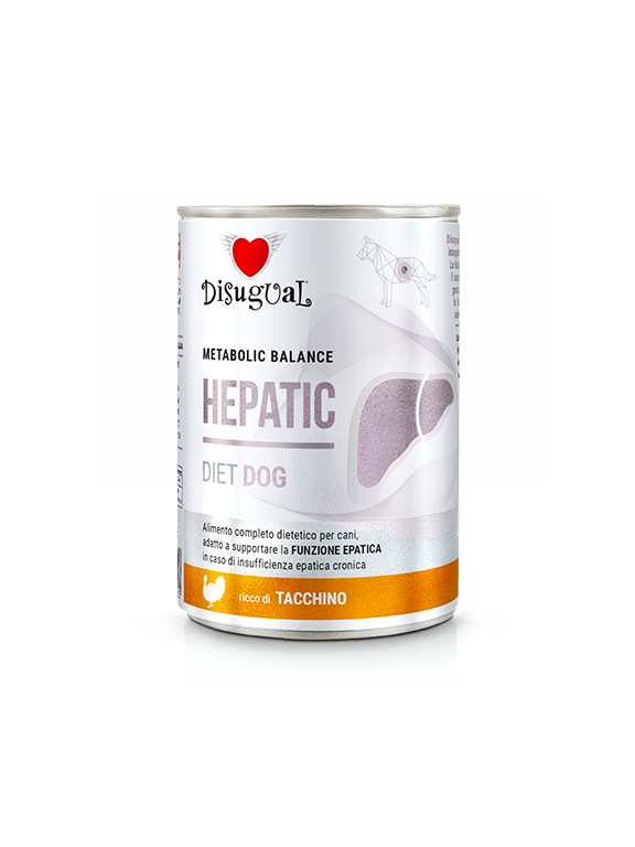 Disugual Karma mokra dla psa Weterynaryjna HEPATIC Indyk (dorosły) 400g