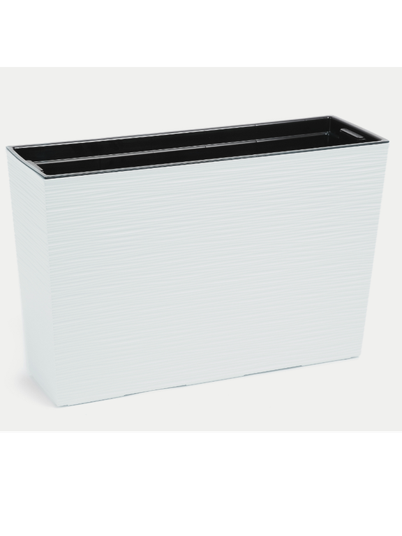Kwietnik WERBENA 190x560 dłuto - biały