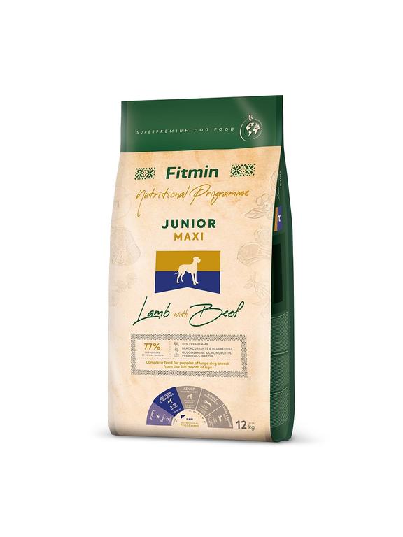 FITMIN Maxi Junior Lamb&Beef 12kg