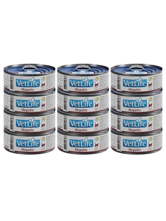 Farmina Vet Life Hepatic Cat 12x85g