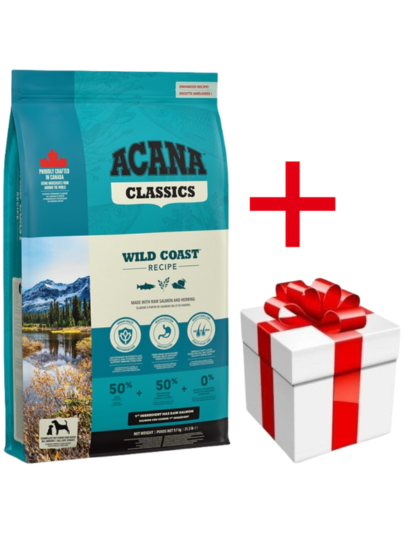 ACANA Classics Wild Coast 9,7kg + niespodzianka dla psa GRATIS!