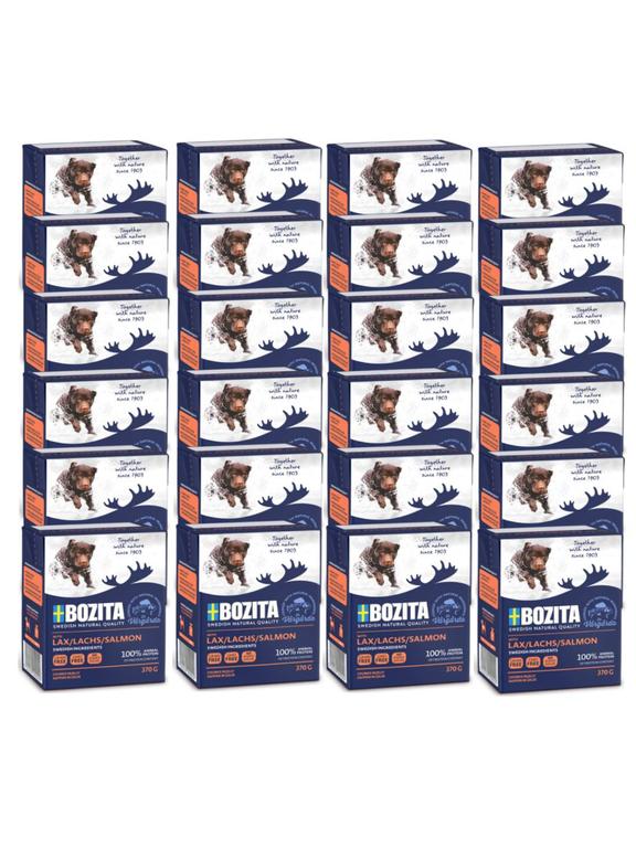BOZITA Dog: Łosoś w galarecie 24x370g