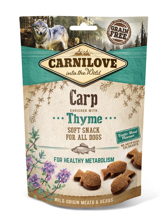 Carnilove Semi-Moist Snack, karp z tymiankiem, 200 g
