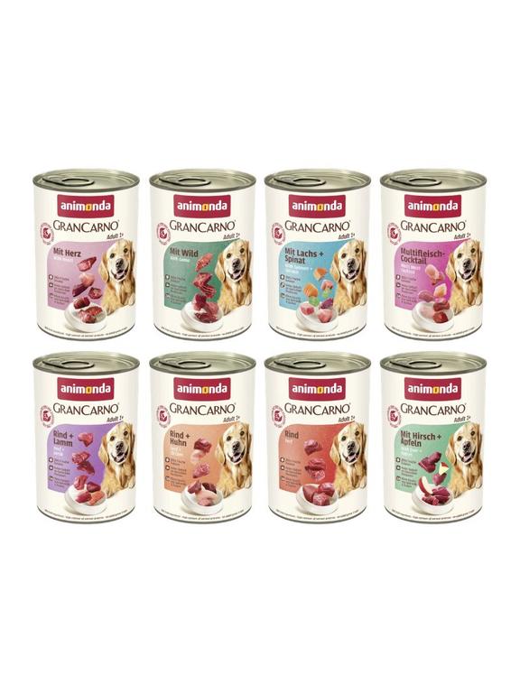 ANIMONDA GranCarno Adult Dog Mix Smaków 8x400g