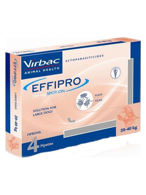 EFFIPRO  Spot-On pies L 20-40 kg (pipeta 4 x 2,68ml)