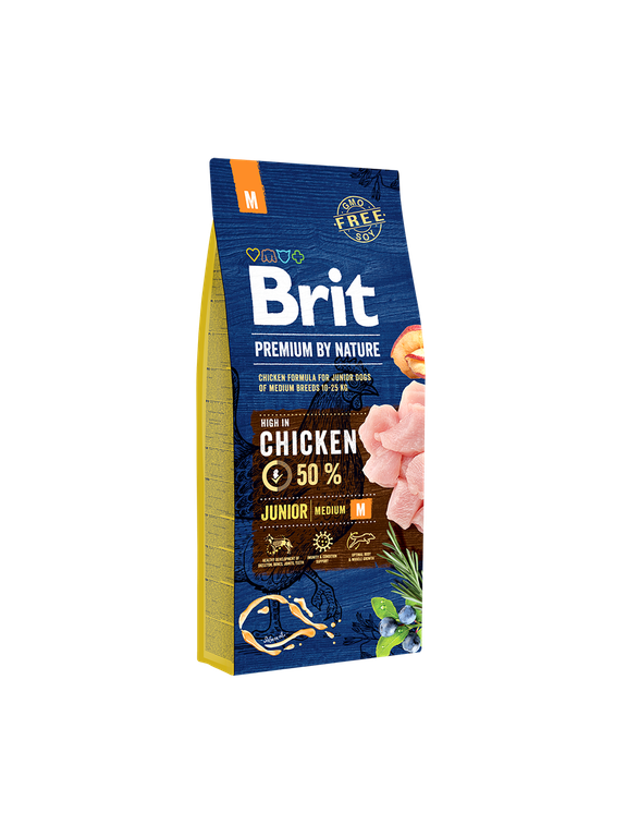 BRIT Premium By Nature Junior M 15kg