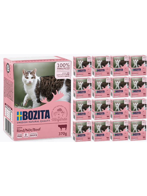 BOZITA Cat Wołowina W Sosie 16 x 370g