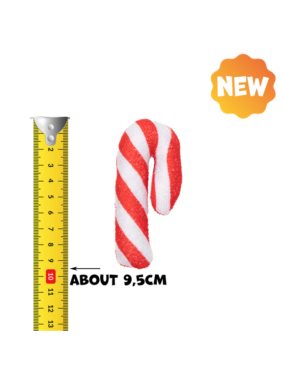 UNIQ PETS PLUSZOWA ZABAWKA DLA KOTA PURRNIP laska cukrowa z kocimiętką 5x9cm