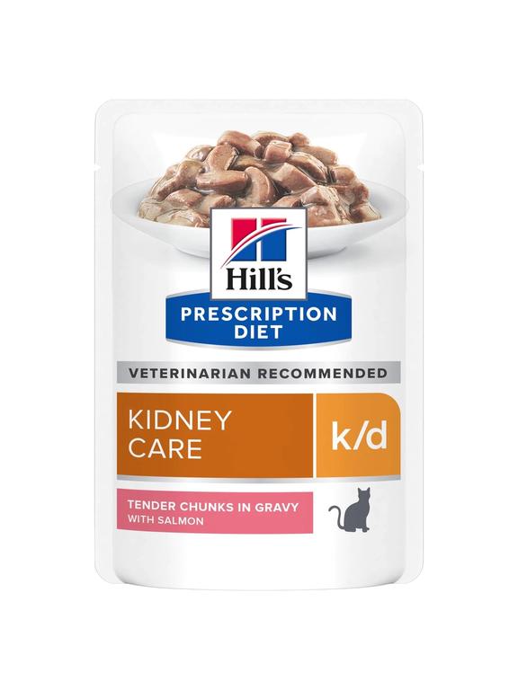 HILL'S PD Prescription Diet Feline k/d łosoś 85g - saszetka