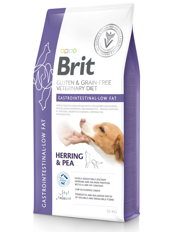 BRIT GF Veterinary Diets dog Gastrointestinal-Low Fat 12kg