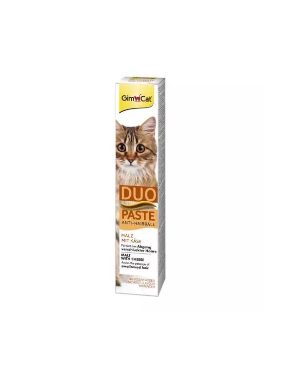 GIMBORN Gim Cat Pasta Anti-Hairball Duo malt z serem 50g