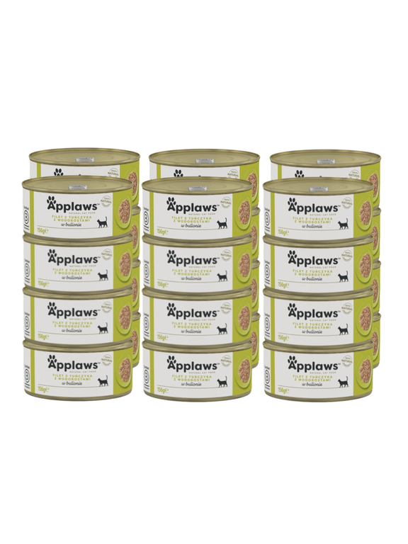 Applaws Cat Filet z Tuńczyka z Wodorostami 24x156g PUSZKA