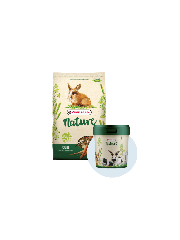 VERSELE-LAGA Cuni Nature 2,3kg - dla królików miniaturowych + pojemnik GRATIS !!!