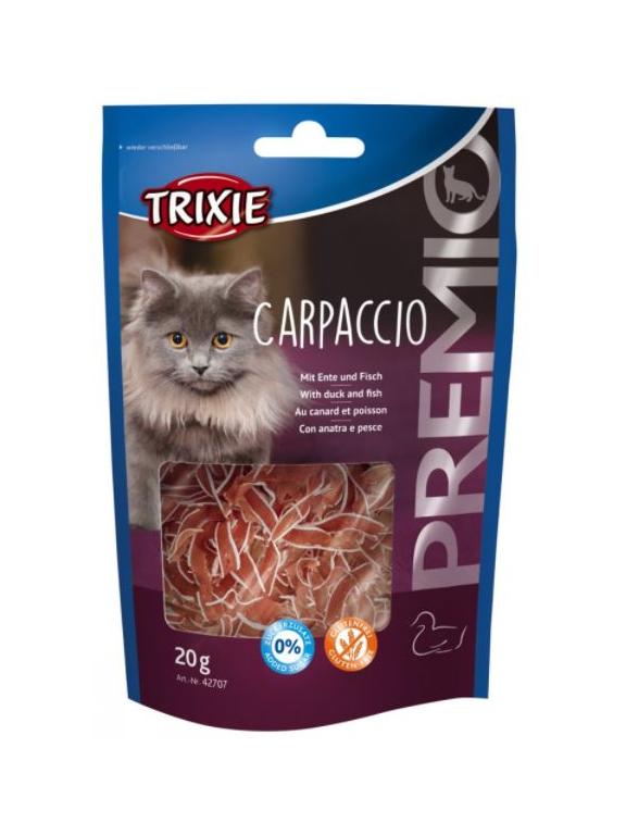 TRIXIE  Przysmak Premio Carpaccio z kaczką i dorszem 20g
