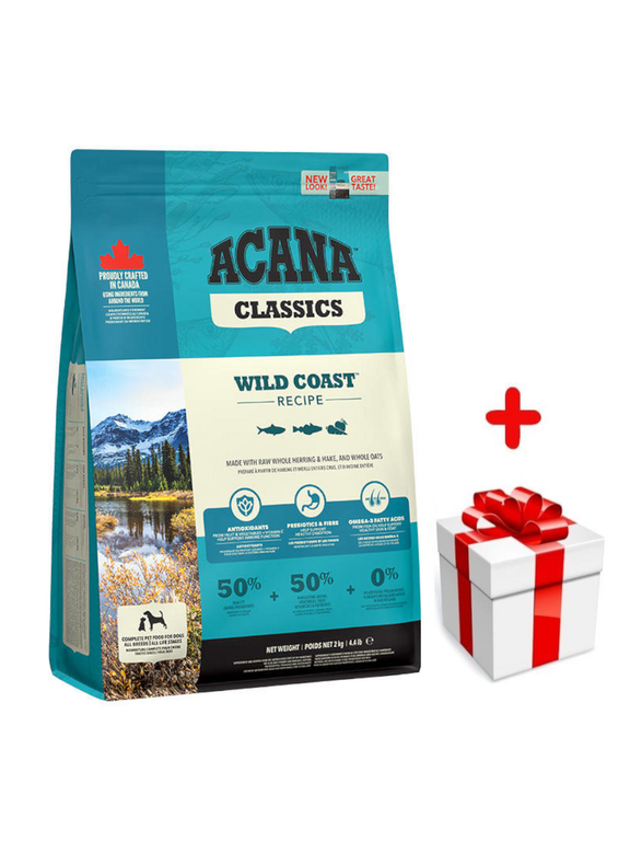 ACANA Wild Coast 2kg + niespodzianka dla psa GRATIS!