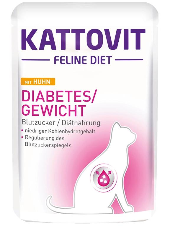 Kattovit Diabetes/Gewicht kurczak 85g saszetka