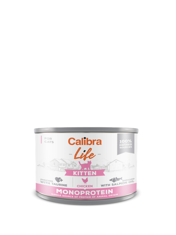 CALIBRA Cat Life Kitten Chicken 200g
