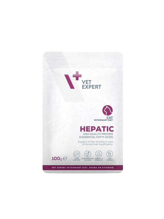 VETEXPERT Hepatic Cat - mokra karma weterynaryjna dla kotów 100g
